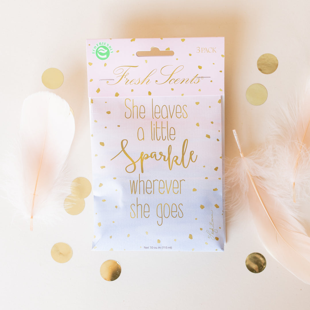 Flat Lay A Little Sparkle Fresh Scents Scented Sachet